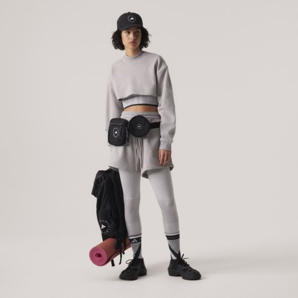 Mgh Solide Gris Adidas By Stella Mccartney Truestrength Yoga 7/8 Collant Mode