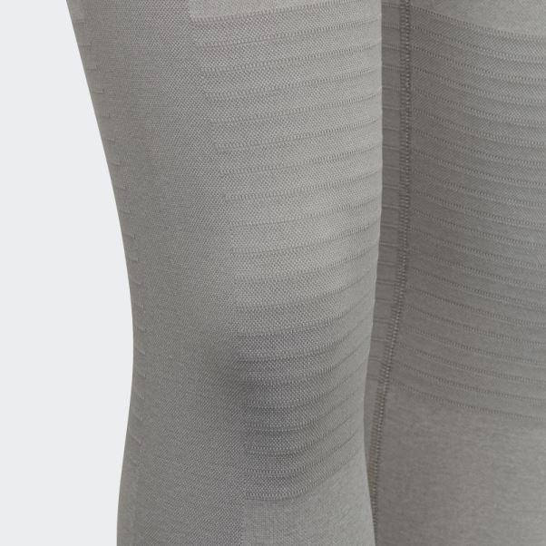 Mgh Solide Gris Adidas By Stella Mccartney Truestrength Yoga 7/8 Collant Mode