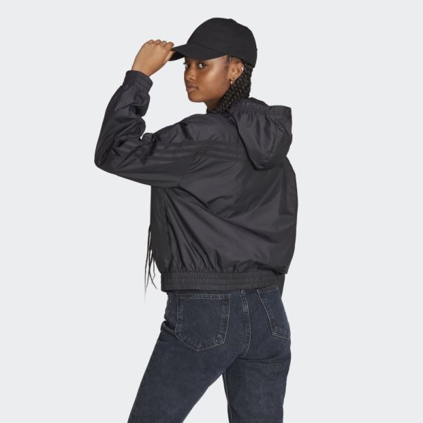 Coupe-vent Tissé Future Icons Adidas Noir