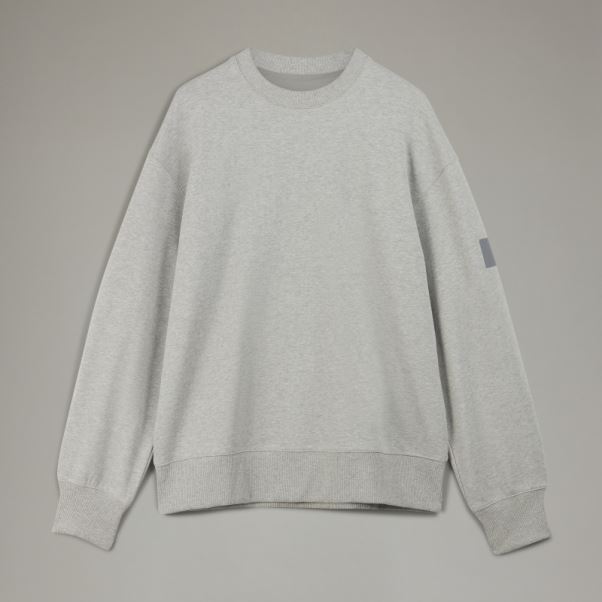 Sweat Ras Du Cou En Coton Bio Y-3 Adidas Stylé