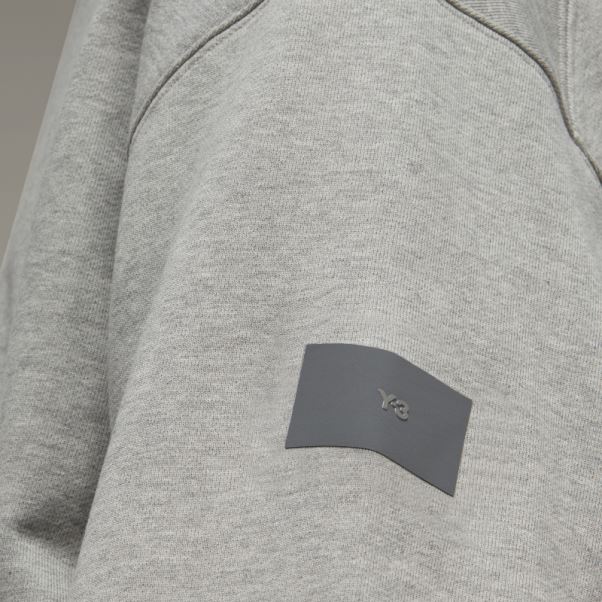 Sweat Ras Du Cou En Coton Bio Y-3 Adidas Stylé