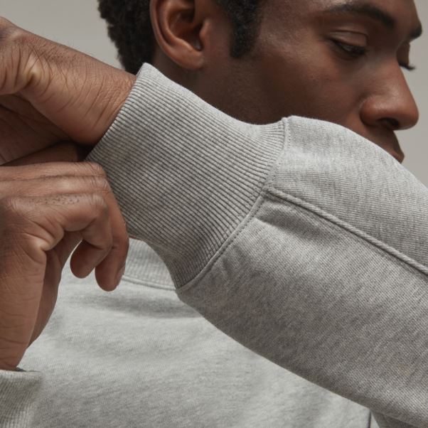 Sweat Ras Du Cou En Coton Bio Y-3 Adidas Stylé