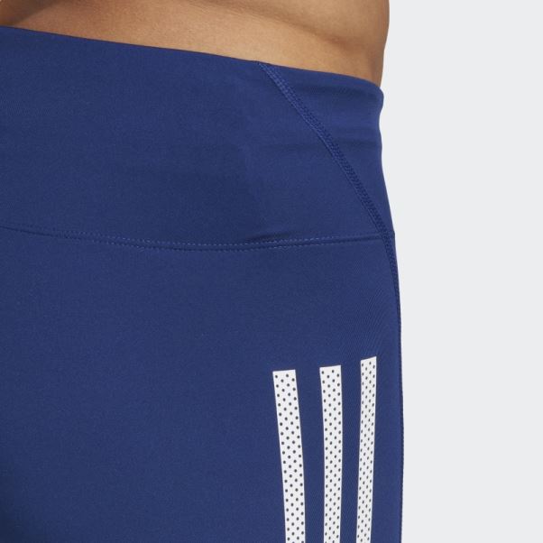 Legging De Course Court Adidas Promo Adizero Bleu Victoire