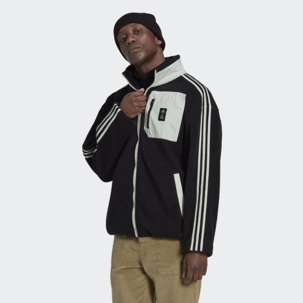 Veste Polaire Lifestyler Real Madrid Noir Adidas