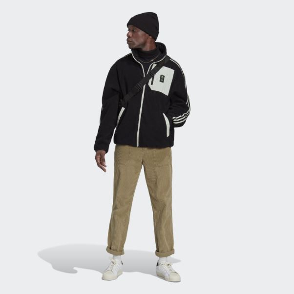 Veste Polaire Lifestyler Real Madrid Noir Adidas