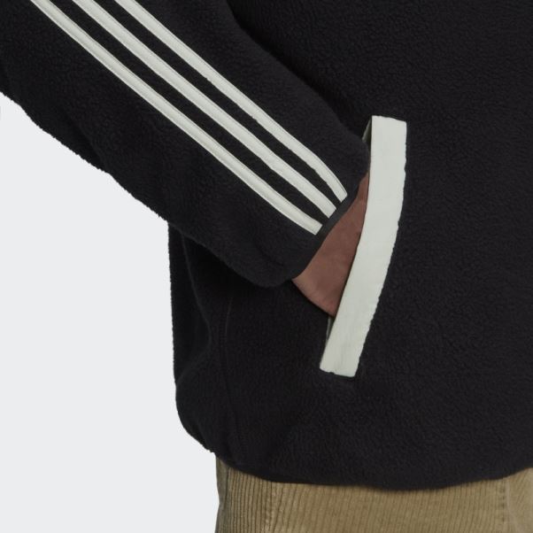 Veste Polaire Lifestyler Real Madrid Noir Adidas
