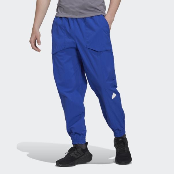 Pantalon Cargo Adidas Bleu