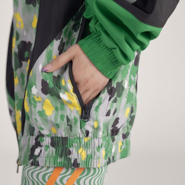 Adidas By Stella Mccartney Haut De Survêtement Tissé Imprimé Hot Onix