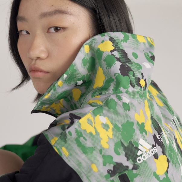Adidas By Stella Mccartney Haut De Survêtement Tissé Imprimé Hot Onix
