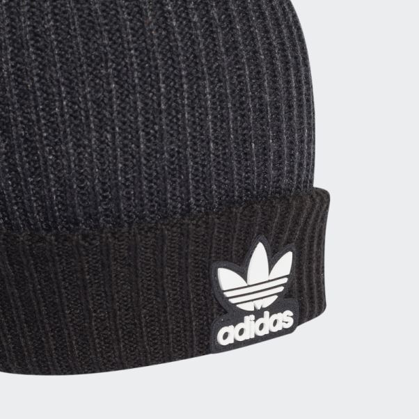 Adidas Adicolor Collegiate Pom Bonnet Noir