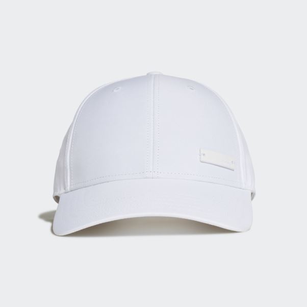 Adidas Casquette De Baseball Blanche Légère Avec écusson En Métal