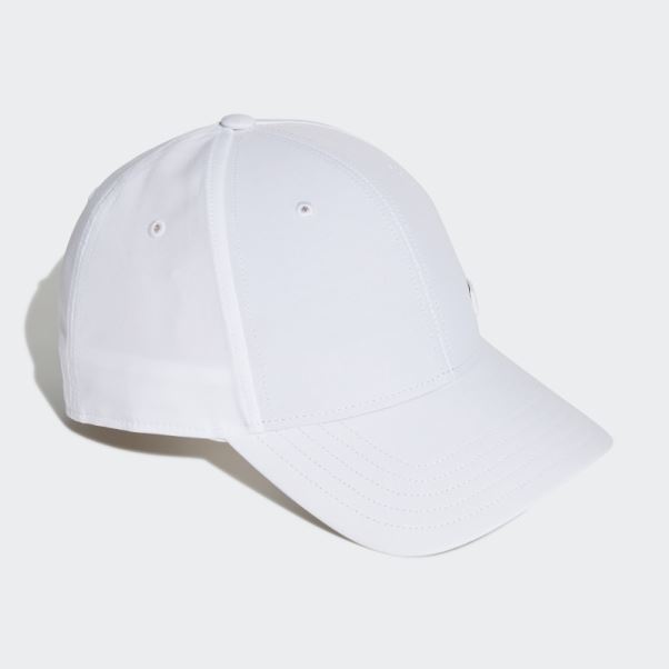 Adidas Casquette De Baseball Blanche Légère Avec écusson En Métal