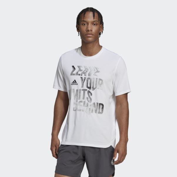 Conçu Pour Le Mouvement T-shirt D'entraînement à Slogan Aeroready Hiit Adidas Blanc