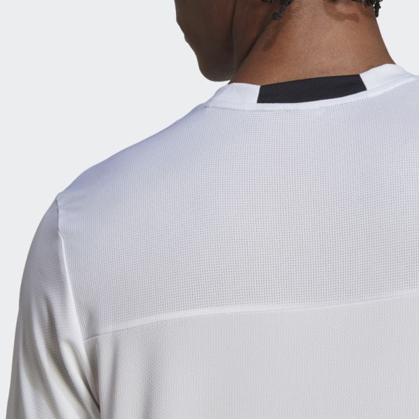 Conçu Pour Le Mouvement T-shirt D'entraînement à Slogan Aeroready Hiit Adidas Blanc
