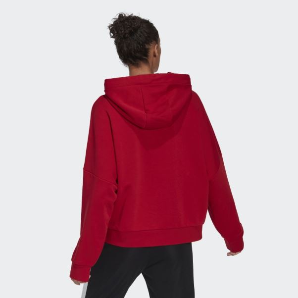 Sweat à Capuche Adidas Colombia Rouge