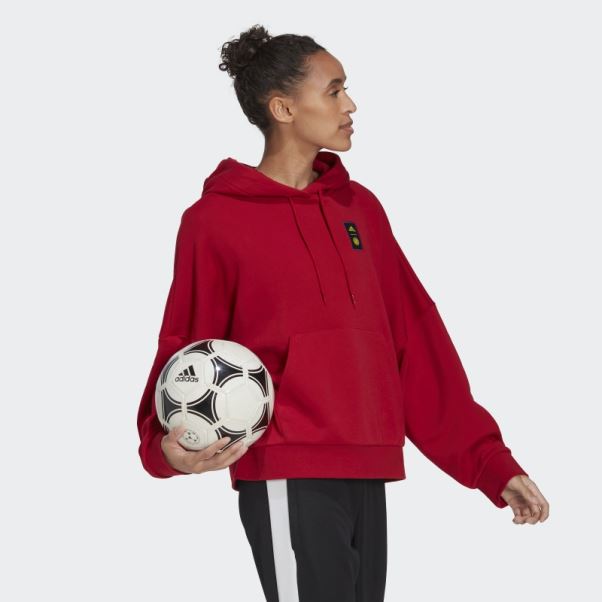 Sweat à Capuche Adidas Colombia Rouge