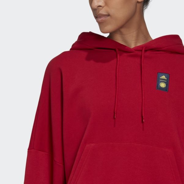 Sweat à Capuche Adidas Colombia Rouge