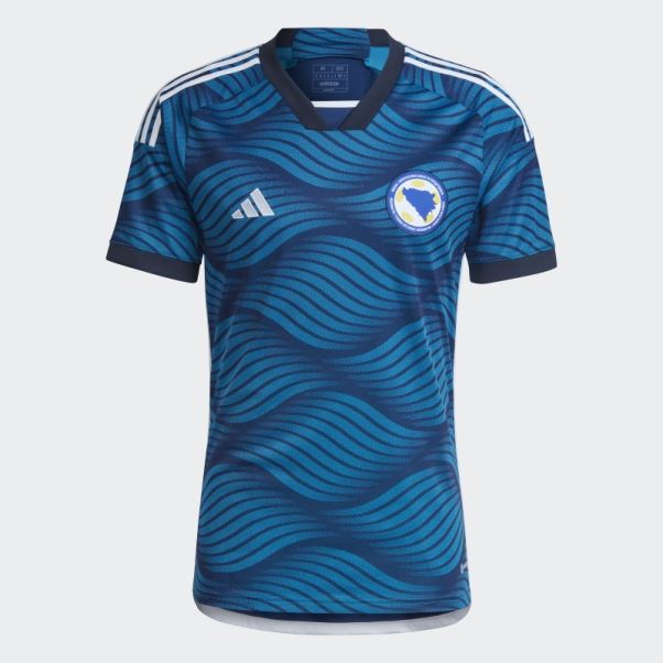 Maillot Adidas Mystery Bleu Bosnie 22 Domicile
