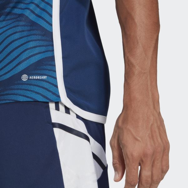 Maillot Adidas Mystery Bleu Bosnie 22 Domicile