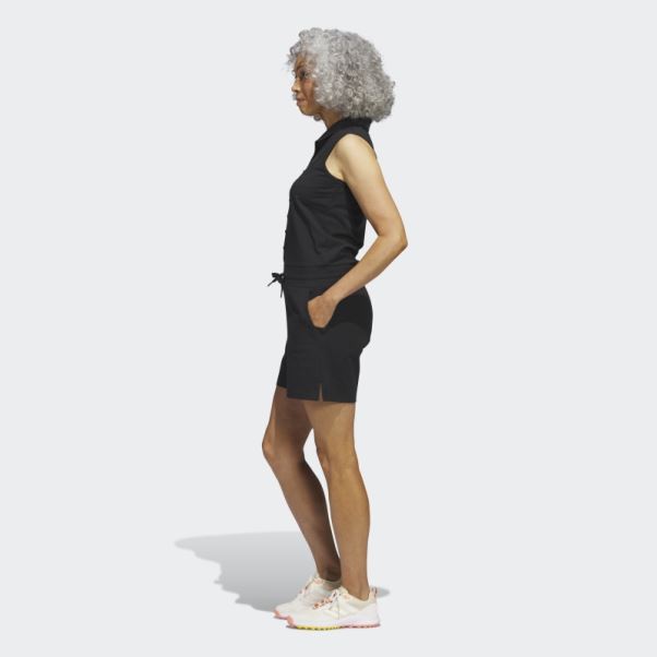 Barboteuse De Golf En Maille Noire Adidas