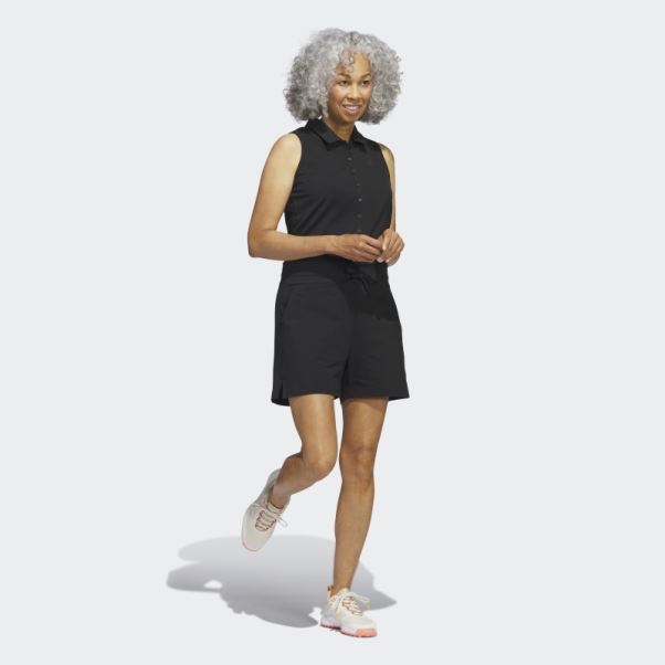 Barboteuse De Golf En Maille Noire Adidas