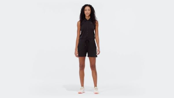 Grenouillère De Golf En Tricot Noir Adidas