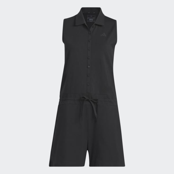 Grenouillère De Golf En Tricot Noir Adidas