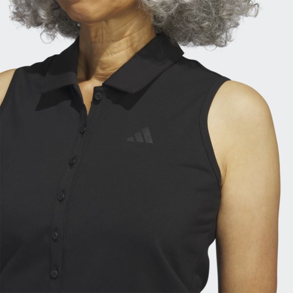 Grenouillère De Golf En Tricot Noir Adidas