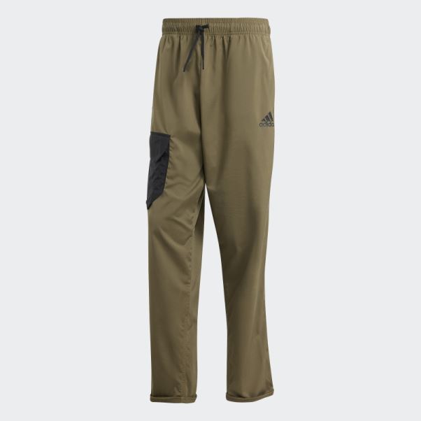 Adidas All Blacks Rugby Lifestyle Pantalon De Survêtement Fuselé Olive