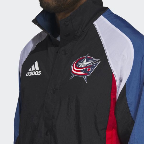 Veste Adidas Reverse Retro Bleu Noir