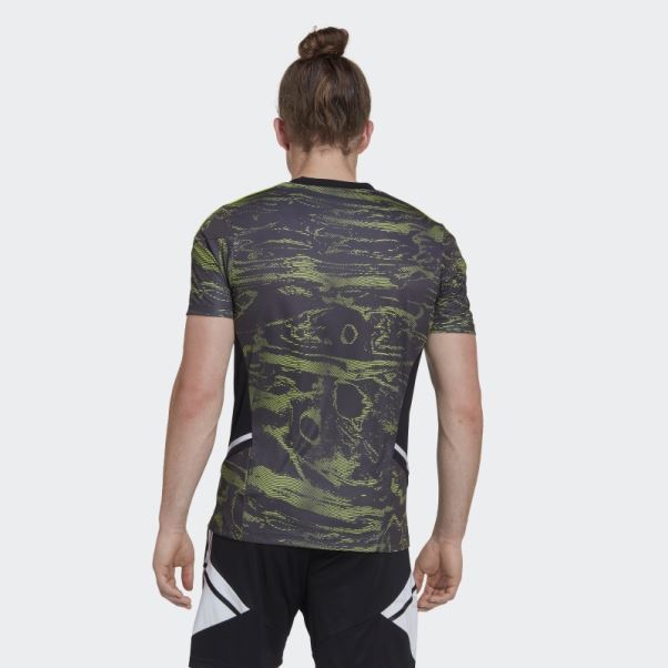 Maillot D'entraînement Adidas Manchester United Condivo 22 Slime