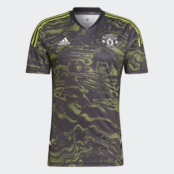 Maillot D'entraînement Adidas Manchester United Condivo 22 Slime