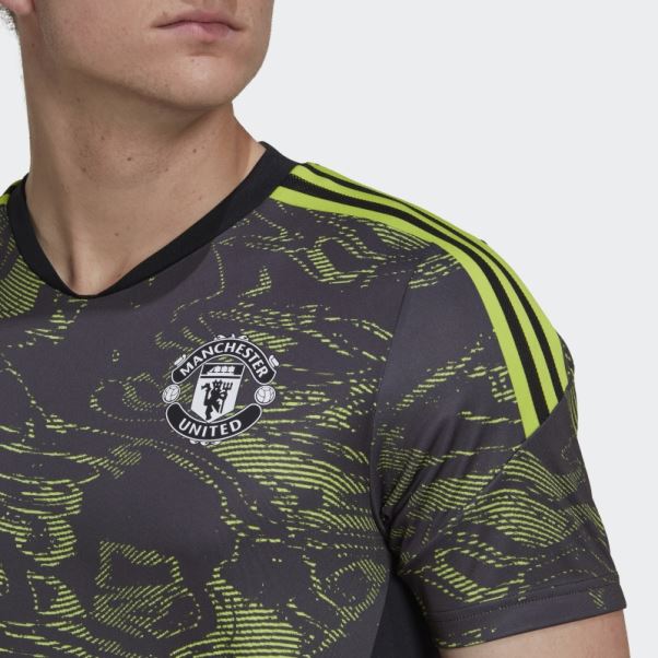 Maillot D'entraînement Adidas Manchester United Condivo 22 Slime