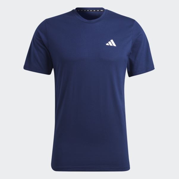 T-shirt D'entraînement Adidas Train Essentials Feelready Bleu Foncé