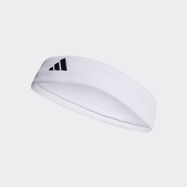 Bandeau De Tennis Adidas Blanc