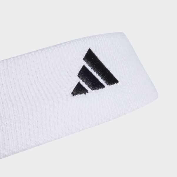 Bandeau De Tennis Adidas Blanc