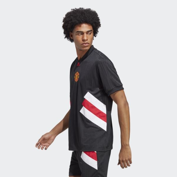 Maillot Adidas Manchester United Icon Noir