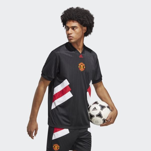 Maillot Adidas Manchester United Icon Noir
