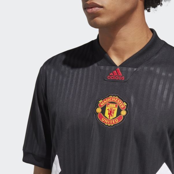 Maillot Adidas Manchester United Icon Noir