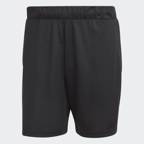 Short De Tennis En Maille Adidas Heat.rdy Noir