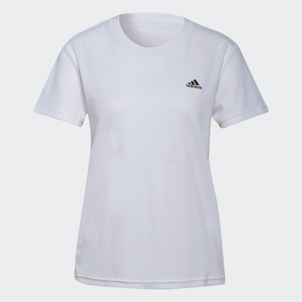 Aeroready Conçu Pour Déplacer Le Tee-shirt De Sport Adidas Blanc