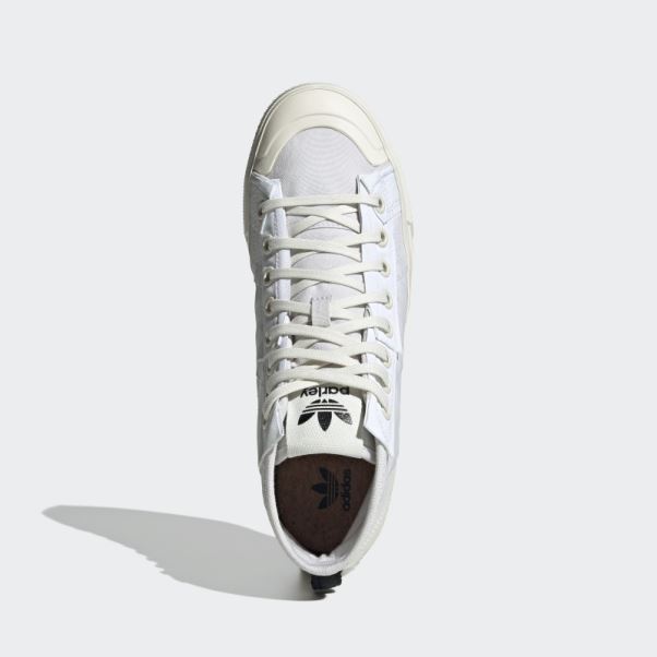 Adidas Nizza Hi Parley Chaussures Blanches