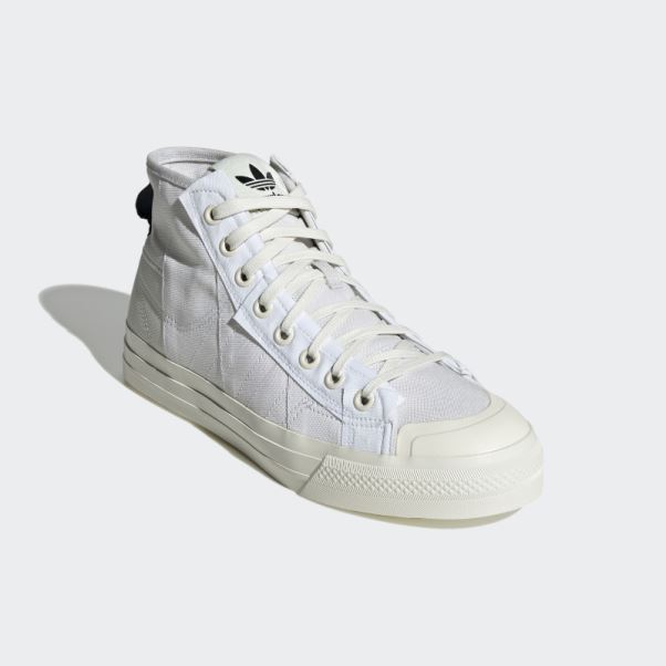 Adidas Nizza Hi Parley Chaussures Blanches