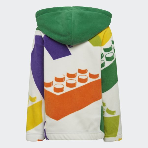 Adidas X Classic Lego Hiver Sweat à Capuche Polaire Vert Chaud