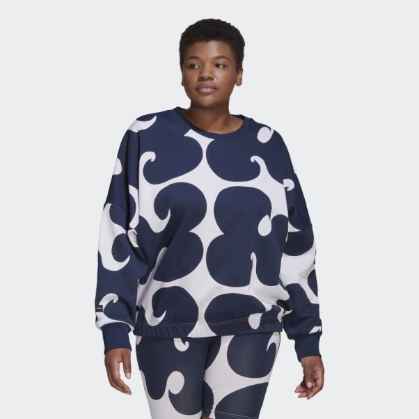 Sweat Marimekko (taille Plus) Adidas Violet Teinte