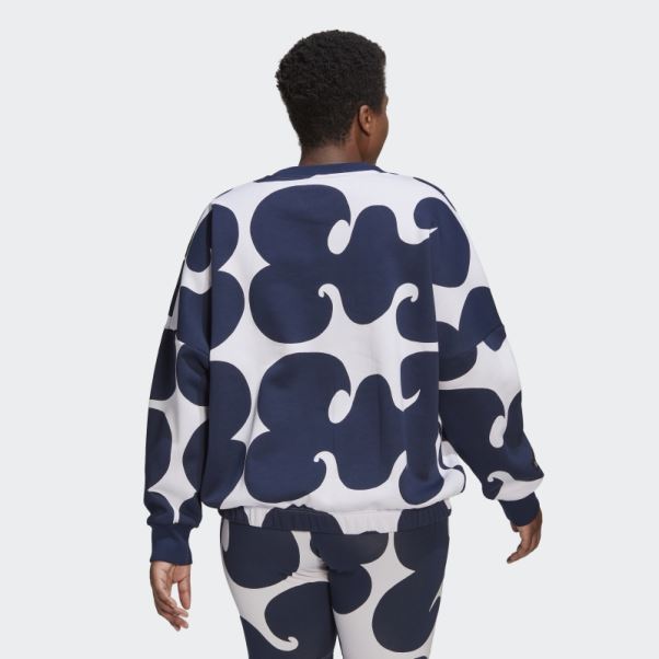 Sweat Marimekko (taille Plus) Adidas Violet Teinte