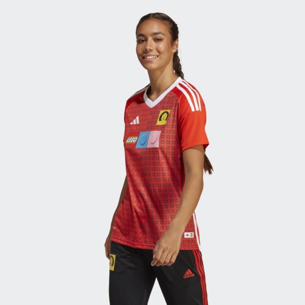 Maillot Domicile Adidas X Lego Orange Vif