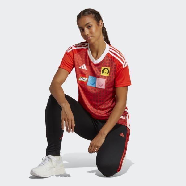 Maillot Domicile Adidas X Lego Orange Vif