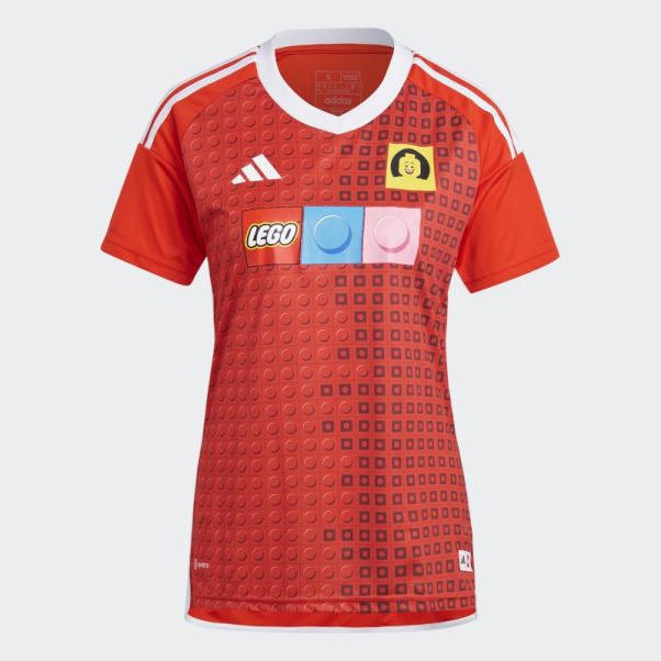 Maillot Domicile Adidas X Lego Orange Vif