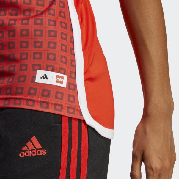 Maillot Domicile Adidas X Lego Orange Vif